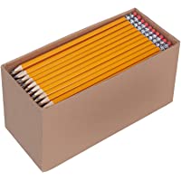 Amazon Basics - Lápices n.º 2 HB de madera- afilados- Pack de 30